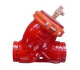 溝槽式卡箍Y型過(guò)濾器